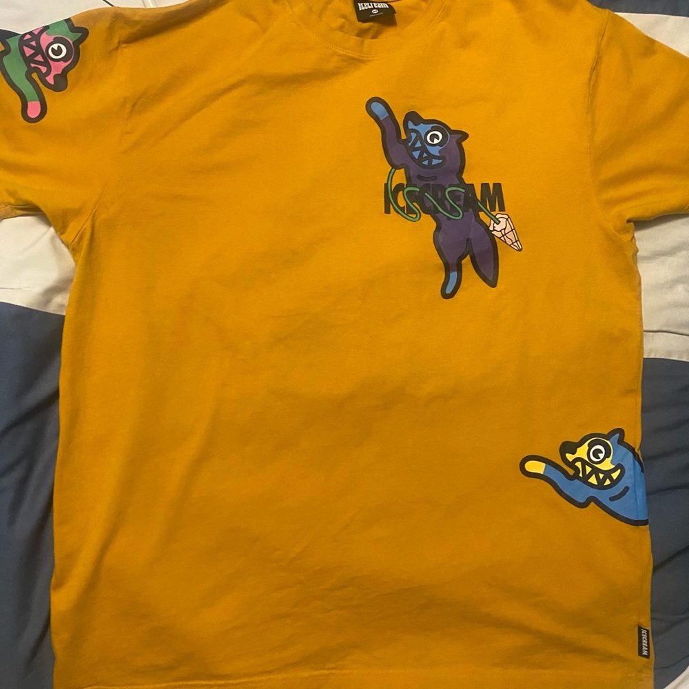 Icecream Mustard Yellow T-Shirt
